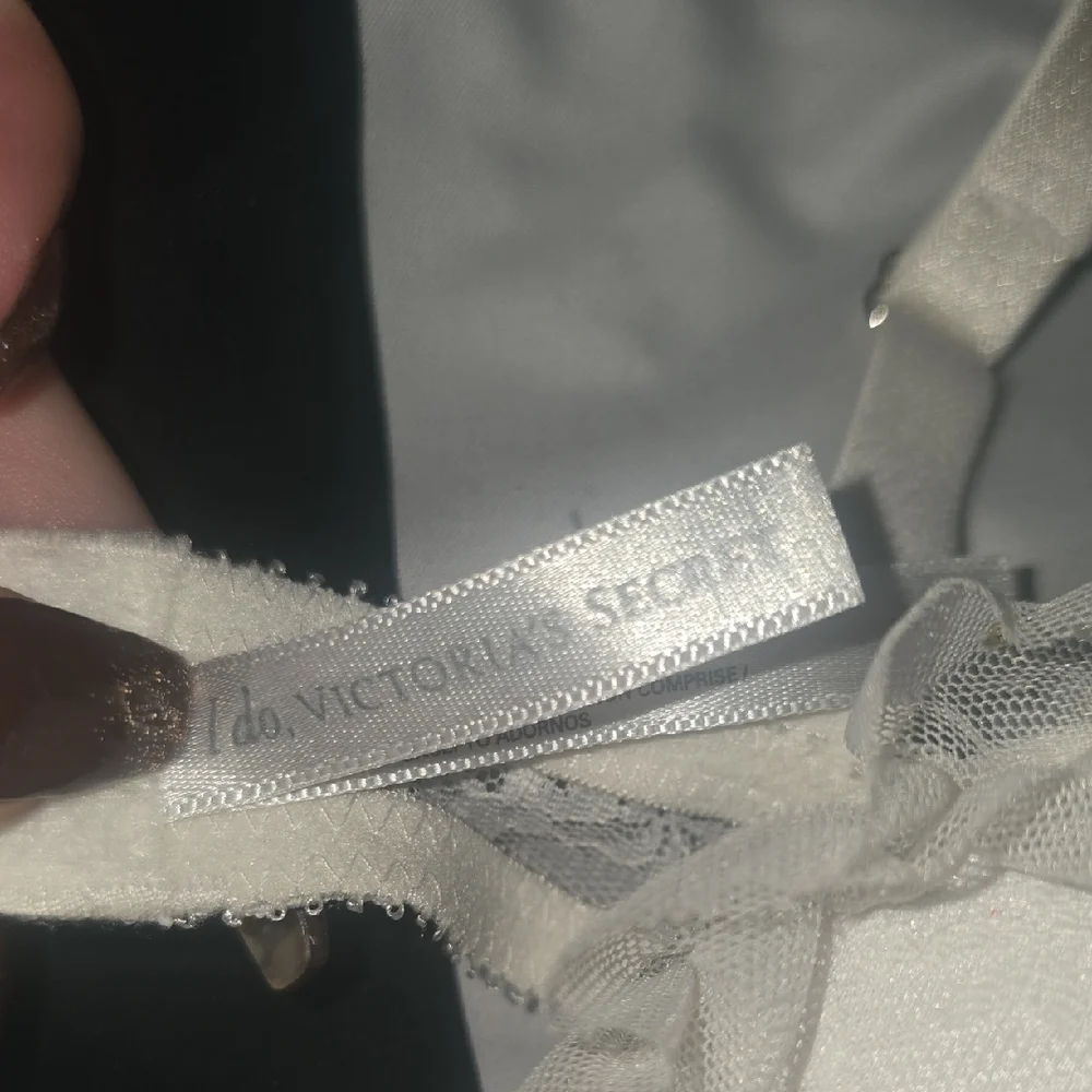 Victoria Secret I DO Elegant White Lace & Rhinestone Trim Bustier (NWOT)(34B) 🤍 - Picture 7 of 8